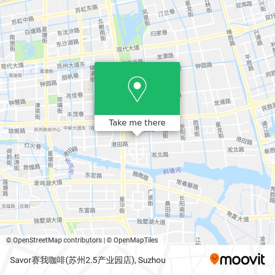 Savor赛我咖啡(苏州2.5产业园店) map