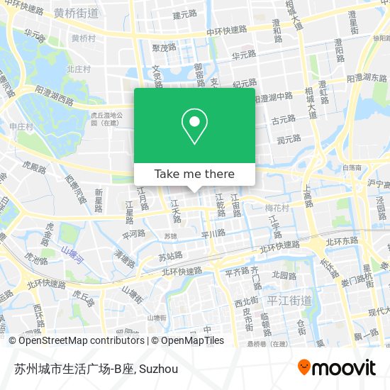 苏州城市生活广场-B座 map