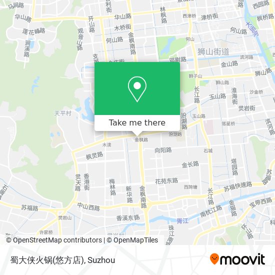蜀大侠火锅(悠方店) map