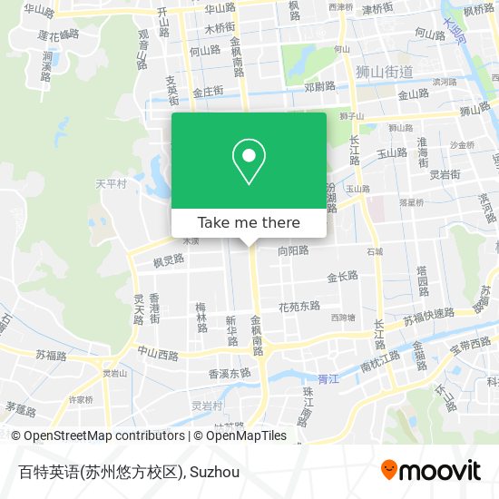 百特英语(苏州悠方校区) map