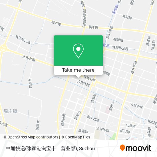 中通快递(张家港淘宝十二营业部) map