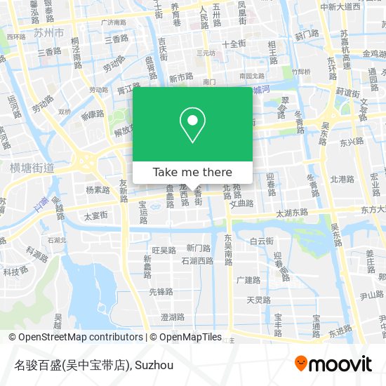 名骏百盛(吴中宝带店) map