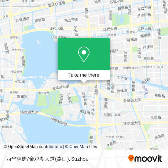 西华林街/金鸡湖大道(路口) map