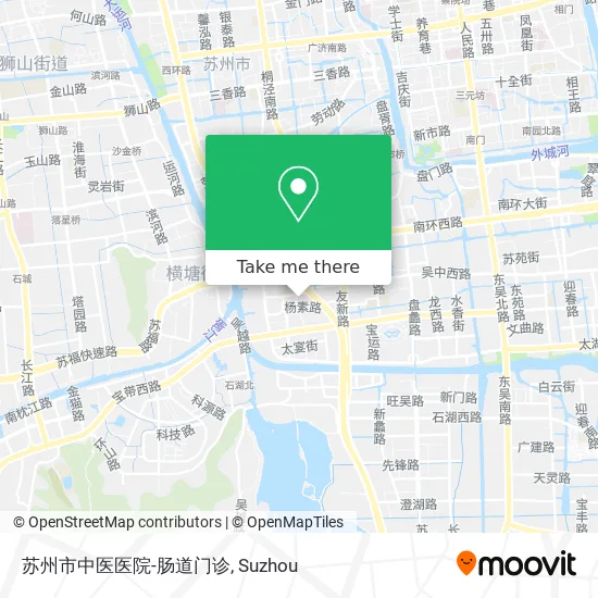 苏州市中医医院-肠道门诊 map