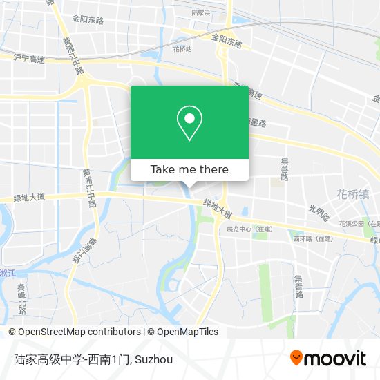 陆家高级中学-西南1门 map