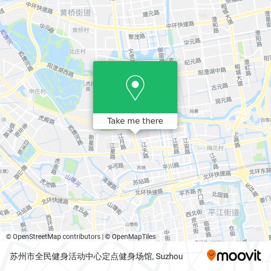 苏州市全民健身活动中心定点健身场馆 map