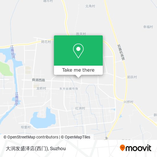 大润发盛泽店(西门) map