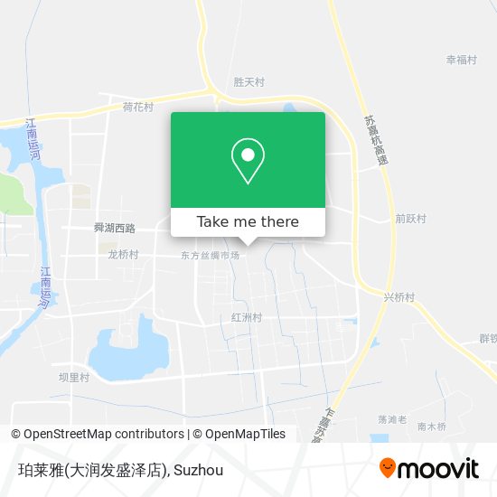 珀莱雅(大润发盛泽店) map