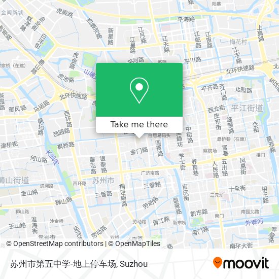苏州市第五中学-地上停车场 map