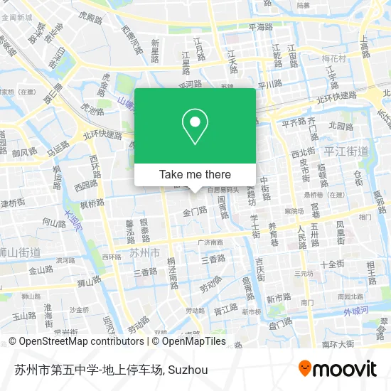 苏州市第五中学-地上停车场 map