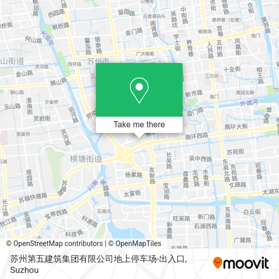 苏州第五建筑集团有限公司地上停车场-出入口 map