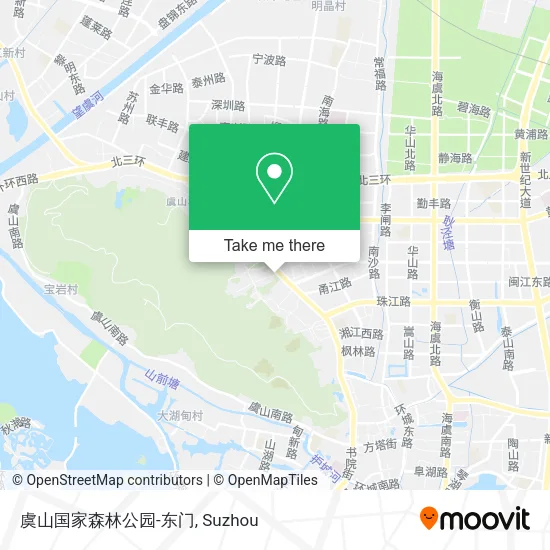 虞山国家森林公园-东门 map