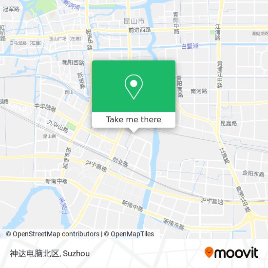 神达电脑北区 map