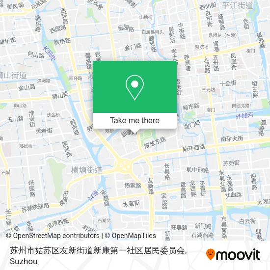苏州市姑苏区友新街道新康第一社区居民委员会 map