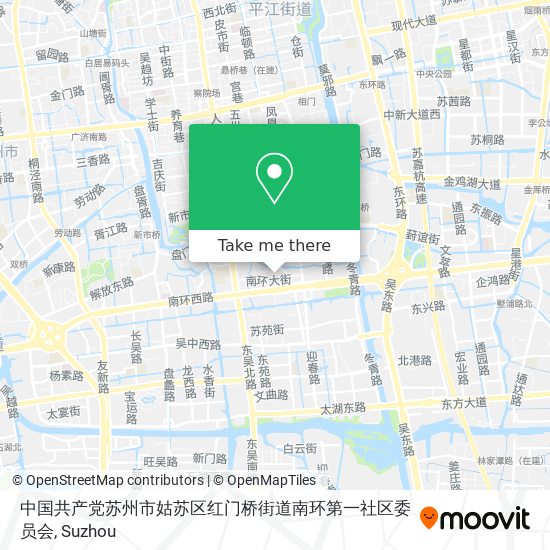 中国共产党苏州市姑苏区红门桥街道南环第一社区委员会 map