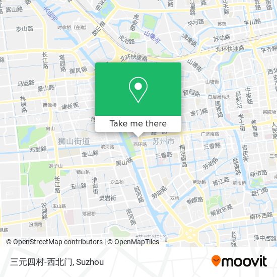 三元四村-西北门 map