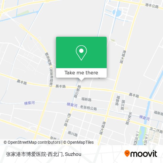 张家港市博爱医院-西北门 map