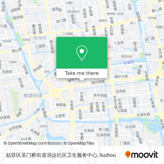 姑苏区吴门桥街道润达社区卫生服务中心 map