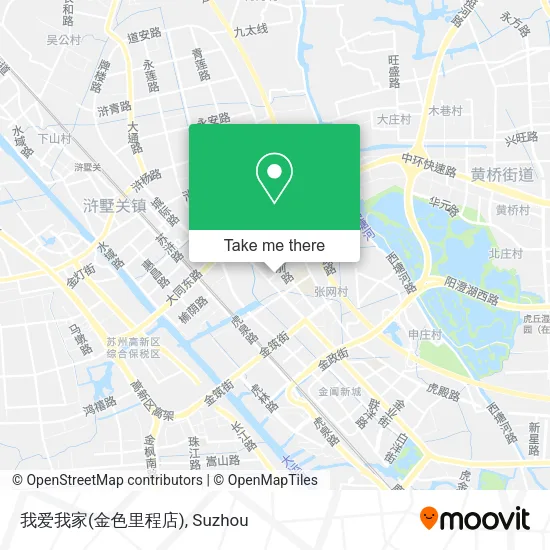 我爱我家(金色里程店) map
