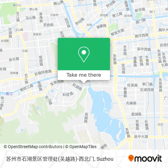 苏州市石湖景区管理处(吴越路)-西北门 map