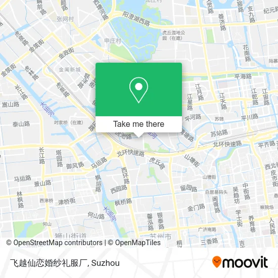 飞越仙恋婚纱礼服厂 map