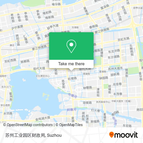 苏州工业园区财政局 map