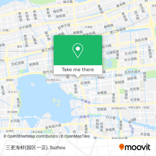 三更海鲜(园区一店) map