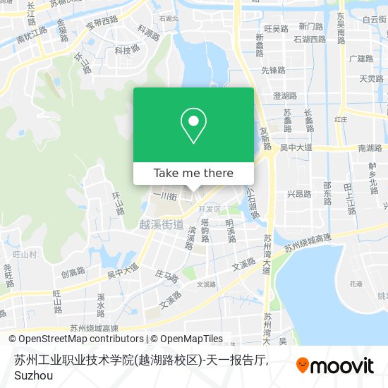 苏州工业职业技术学院(越湖路校区)-天一报告厅 map
