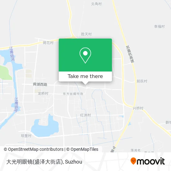大光明眼镜(盛泽大街店) map