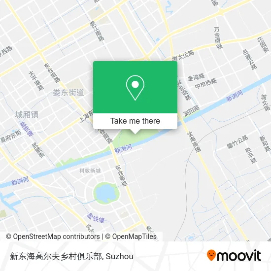 新东海高尔夫乡村俱乐部 map