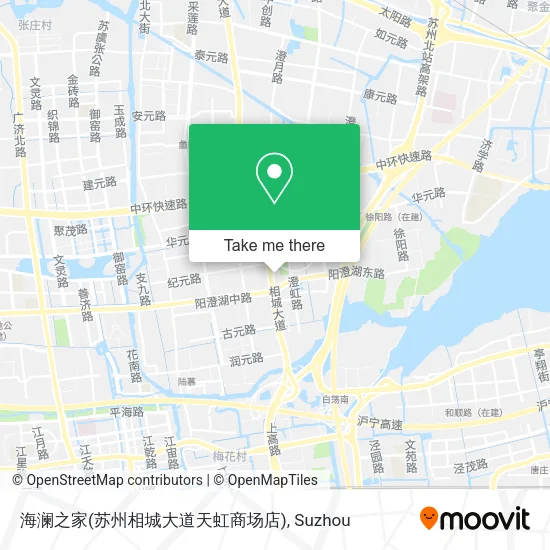 海澜之家(苏州相城大道天虹商场店) map