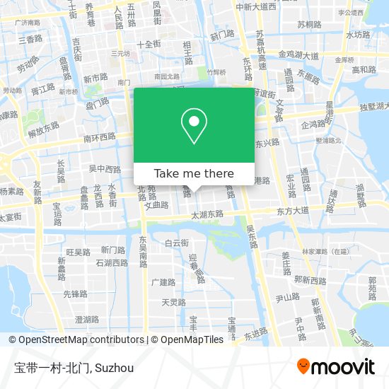 宝带一村-北门 map