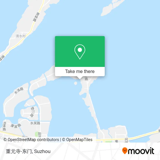 重元寺-东门 map