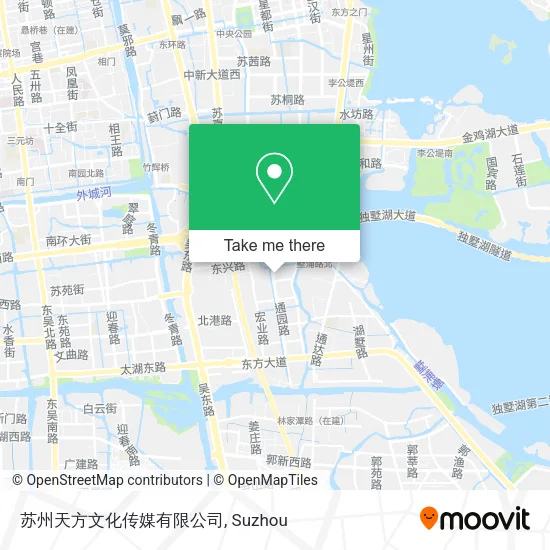 苏州天方文化传媒有限公司 map