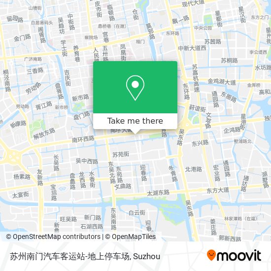 苏州南门汽车客运站-地上停车场 map