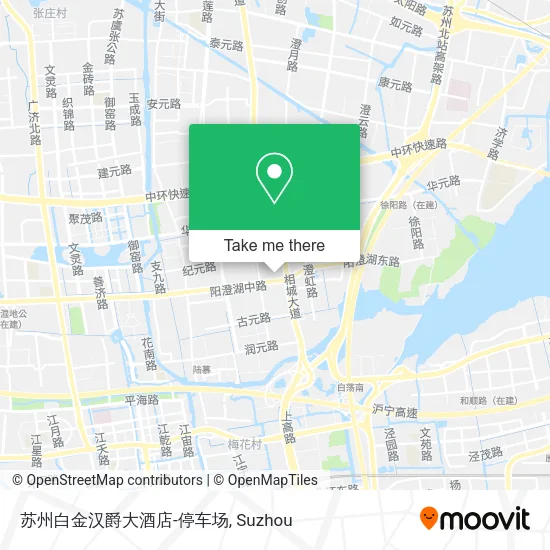 苏州白金汉爵大酒店-停车场 map