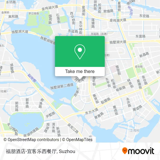 福朋酒店-宜客乐西餐厅 map