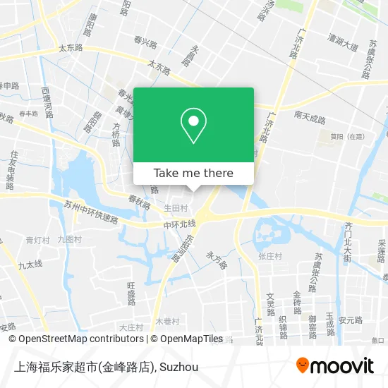 上海福乐家超市(金峰路店) map
