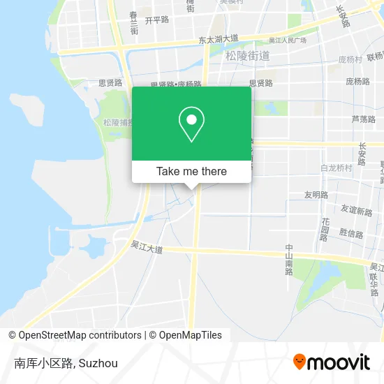 南厍小区路 map