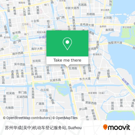 苏州华成(吴中)机动车登记服务站 map