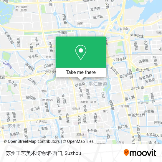 苏州工艺美术博物馆-西门 map