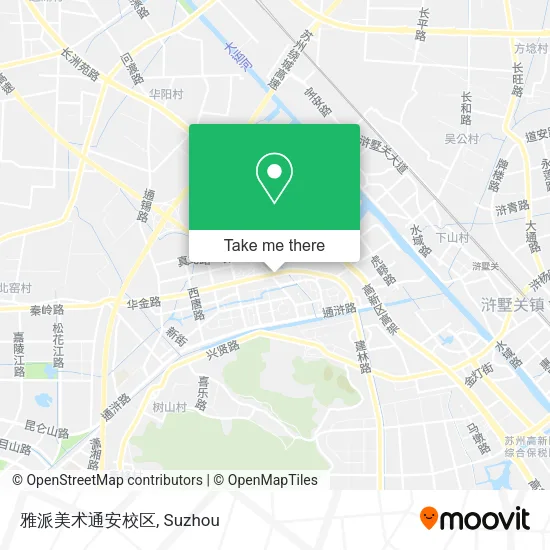 雅派美术通安校区 map