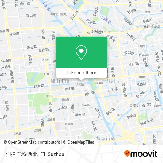 润捷广场-西北1门 map