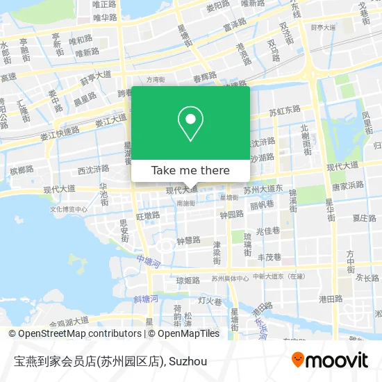 宝燕到家会员店(苏州园区店) map