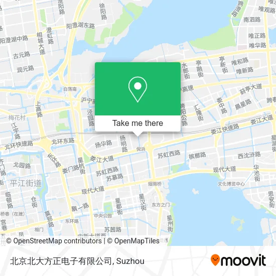 北京北大方正电子有限公司 map