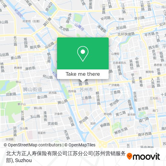 北大方正人寿保险有限公司江苏分公司(苏州营销服务部) map