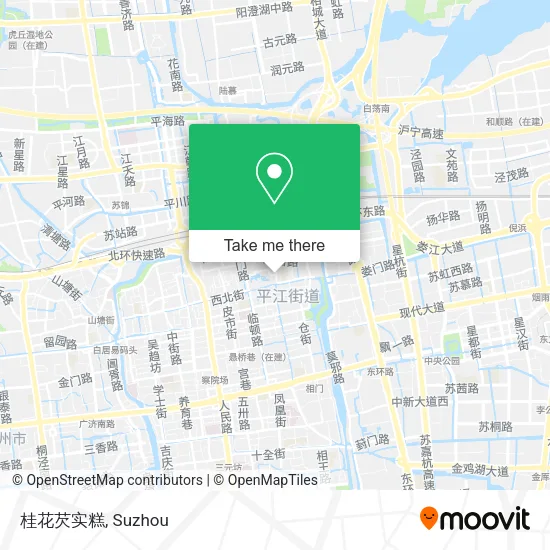 桂花芡实糕 map