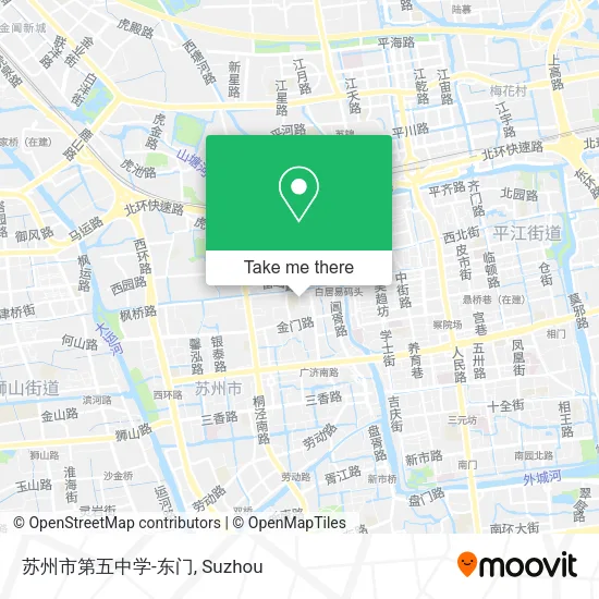 苏州市第五中学-东门 map