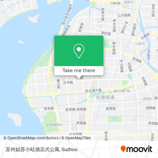 苏州姑苏小站酒店式公寓 map
