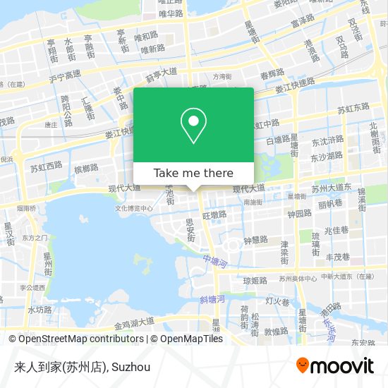 来人到家(苏州店) map